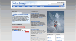 Desktop Screenshot of johnleary.com