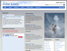 Tablet Screenshot of johnleary.com